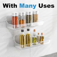 Adhesive Acrylic Wall Shelf – 4 Pack thumbnail