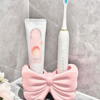Bow-Tie Toothbrush Holder – Pink thumbnail