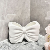 Bow-Tie Toothbrush Holder – White thumbnail