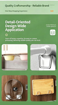 Wall-Mount Sponge Holder Hooks – Gold (8 Pack) thumbnail