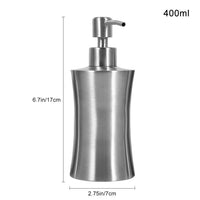 Stainless Steel Pump Dispenser – 400ml thumbnail