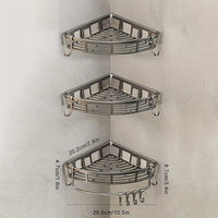 3-Tier Corner Shower Caddy – Grey thumbnail
