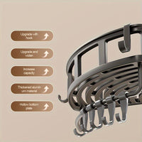 3-Tier Corner Shower Caddy – Grey thumbnail