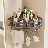 3-Tier Corner Shower Caddy – Grey thumbnail