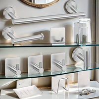 11-Piece Shower Accessory Set – Silver Grey thumbnail