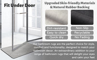 Oval Quick-Dry Bath Rug — Dark Beige | 40 × 60 cm thumbnail