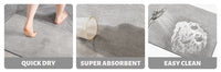 Oval Quick-Dry Bath Rug — Dark Beige | 40 × 60 cm thumbnail